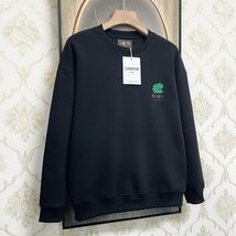 個性EU製＆定価4万◆UABONI*Paris*トレーナー*ユアボニ*パリ発◆上品 お洒落 シンプル フラワー スウェット プルオーバー 春 日常 L/48_画像10