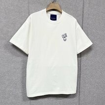 上級・半袖Tシャツ 定価2万◆Emmauela・イタリア・ミラノ発◆上品 吸汗 快適 ロボット 遊び心 手描き風 トップス カジュアル XL/50サイズ_画像10