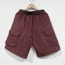 個性ヨーロッパ製※定価3万◆ブルガリア発※RISELIN ショートパンツ 人気 吸汗速乾 薄手 無地 カーゴパンツ レジャー 大きめ メンズ 2XL/52_画像2