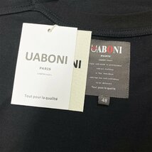 人気EU製＆定価2万◆UABONI*Paris*半袖Tシャツ*ユアボニ*パリ発◆綿100% 快適 吸汗 個性 カットソー スウェット カップル 男女兼用 2XL_画像10