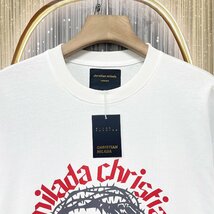 定価2万★christian milada・ミラノ発・半袖Tシャツ★上級 コットン100％ 速乾 通気 スウェット アメカジ カッコイイ スタイリッシュ M/46_画像4