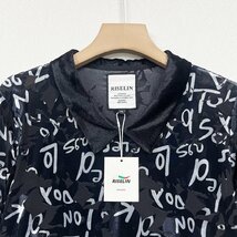 新作ヨーロッパ製※定価2万◆ブルガリア発※RISELIN 半袖Tシャツ 薄手 速乾 透かし 個性 折り襟 トップス スウェット 夏服 レディース M_画像3