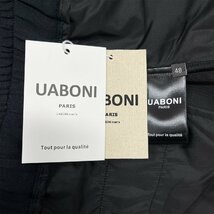 定番EU製＆定価5万◆UABONI*Paris*スウェットパンツ*ユアボニ*パリ発◆上質コットン 吸汗 快適 ストレッチ性 無地 チノパン スポーツ L/48_画像8