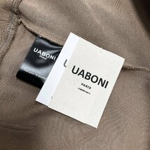 高級EU製＆定価4万◆UABONI*Paris*パーカー*ユアボニ*パリ発◆上質 快適 オシャレ 英字 カットソー プルオーバー スウェット 個性 日常 M_画像9