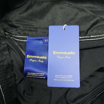 高級・ショートパンツ 定価3万◆Emmauela・イタリア・ミラノ発◆薄手 速乾 涼しい コントラストステッチ ズボン イージーパンツ アメカジ M_画像10