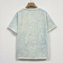 個性ヨーロッパ製※定価2万◆ブルガリア発※RISELIN 半袖Tシャツ 上質綿100％薄手 お洒落 ゆったり キラキラ ラインストーン ストリート XL_画像2