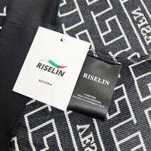 個性ヨーロッパ製※定価2万◆ブルガリア発※RISELIN 半袖Tシャツ コットン混 ソフト 快適 通気 涼しい 幾何柄 透かし編み オシャレ XL/50_画像9