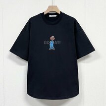 人気ヨーロッパ製※定価2万◆ブルガリア発※RISELIN 半袖Tシャツ 上品 綿100％ 通気 快適 個性 ピエロ 遊び心 アメカジ カットソー M/46_画像2