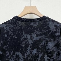 個性ヨーロッパ製※定価2万◆ブルガリア発※RISELIN 半袖Tシャツ コットン100% 通気 キラキラ 英字 蝶 ラインストーン アメカジ 街着 XL/50_画像5