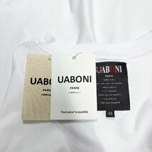 新作EU製＆定価2万◆UABONI*Paris*半袖Tシャツ*ユアボニ*フランス◆上質綿100％ 通気 吸汗 薄手 カラフル スウェット アメカジ L/48_画像8