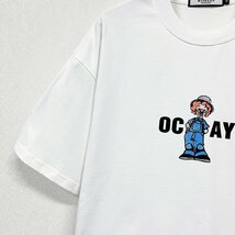 絶賛ヨーロッパ製※定価2万◆ブルガリア発※RISELIN 半袖Tシャツ 上品 綿100％ 通気 快適 個性 ピエロ 遊び心 アメカジ カットソー XL/50_画像6