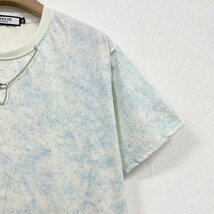 個性ヨーロッパ製※定価2万◆ブルガリア発※RISELIN 半袖Tシャツ 上質綿100％薄手お洒落 ゆったり キラキラ ラインストーン ストリート 2XL_画像7