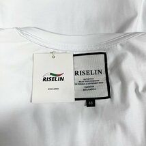 上級ヨーロッパ製※定価2万◆ブルガリア発※RISELIN 半袖Tシャツ 綿100％ 爽やか 薄手 快適 無地 モノトーン トップス スウェット 夏 XL/50_画像10