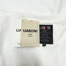 新作EU製＆定価2万◆UABONI*Paris*半袖Tシャツ*ユアボニ*パリ発◆上質 快適 速乾 ゆったり 無地 ファスナーデザイン 個性 ストリート XL/50_画像9