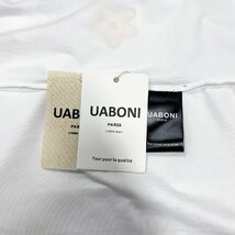 新作EU製＆定価2万◆UABONI*Paris*半袖Tシャツ*ユアボニ*フランス◆上質綿100％ 通気 吸汗 薄手 カラフル スウェット アメカジ 2XL/52_画像9