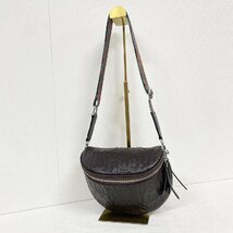 個性ヨーロッパ製※定価12万◆ブルガリア発※RISELIN ショルダーバッグ 牛革 レザー エンボス加工 斜め掛け アメカジ ヴィンテージ風 通勤_画像2