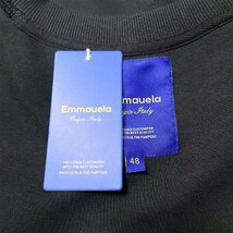 個性・トレーナー 定価4万◆Emmauela・イタリア・ミラノ発◆高品質 通気 ソフト 別布 ダック スウェット プルオーバー アメカジ XL/50_画像7