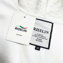 最上級ヨーロッパ製※定価4万◆ブルガリア発※RISELIN パーカー コットン100％ ソフト 保温 裏毛 蝶柄 別布 きれいめ 日常 個性 M/46_画像8