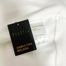 定価5万★christian milada・ミラノ発・トレーナー★快適 上質 防寒 裏起毛 人気 クマ 遊び心 プルオーバー カットソー L/48サイズ_画像10