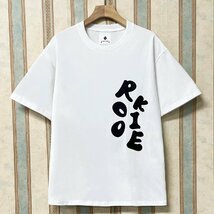 定番 定価2万 FRANKLIN MUSK・アメリカ・ニューヨーク発 半袖Tシャツ 薄手 通気 ゆったり 定番 英字柄 お洒落 カットソー シンプル サイズ1_画像1