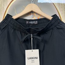 上級EU製＆定価3万◆UABONI*Paris*ショートパンツ*ユアボニ*パリ発◆薄手 耐久 通気性 ゆったり 吸汗速乾 無地 ボトムス スポーティ M/46_画像3