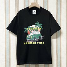 個性 定価2万 FRANKLIN MUSK・アメリカ・ニューヨーク発 半袖Tシャツ 薄手 吸汗 通気 ゆったり スウェット オシャレ 日常 夏 サイズ4_画像1