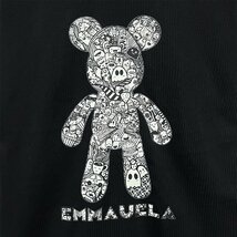 絶賛・半袖Tシャツ 定価2万◆Emmauela・イタリア・ミラノ発◆上質 吸汗 通気 ソフト 個性 クマ プルオーバー カットソー ストリート 夏 2XL_画像6