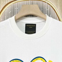 定価2万★christian milada・ミラノ発・半袖Tシャツ★コットン100％ 個性 吸湿速乾 薄手 ハート柄 オシャレ リラックス カジュアル M/46_画像4