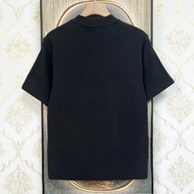 最上級EU製＆定価3万◆UABONI*ユアボニ*半袖Tシャツ*フランス*パリ発◆高品質カシミヤ ソフト 無地 サマーニット プルオーバー トップス 50_画像2