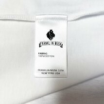 逸品 定価2万 FRANKLIN MUSK・アメリカ・ニューヨーク発 半袖Tシャツ 上質 薄手 吸湿 ウサギ カットソー スタイリッシュ 日常 サイズ1_画像8