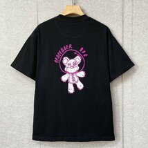 逸品・半袖Tシャツ 定価2万◆Emmauela・イタリア・ミラノ発◆コットン100％ 快適 吸汗 クマ 個性 トップス アメカジ 日常 XL/50サイズ_画像1