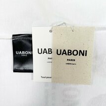 個性EU製＆定価2万◆UABONI*Paris*半袖Tシャツ*ユアボニ*パリ発◆高級 コットン100％ 吸汗 薄手 カットソー モノグラム Bearbrick L/48_画像9