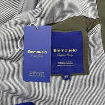 定番・ジャケット 定価6万◆Emmauela・イタリア・ミラノ発◆上品 薄手 防風 個性 切替 スポーツ アウター カジュアル 山登り お釣り M_画像9