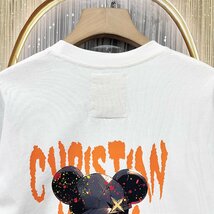 定価2万★christian milada・ミラノ発・半袖Tシャツ★人気 通気 快適 ゆったり おしゃれ 個性 スウェット ストリート ユニセックス 夏服 XL_画像5