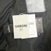 最高級EU製＆定価12万◆UABONI*パリ発*豪華毛皮・ミンク・ファーコート・極地防寒 限定 艶 クマ ジャケット ブルゾン 真冬 2XL/52サイズ_画像9