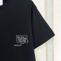 個性 定価2万 FRANKLIN MUSK・アメリカ・ニューヨーク発 半袖Tシャツ 快適 通気 ソフト 手描き風 英字 人気 トップス 夏服 サイズ2_画像6