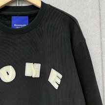 逸品・トレーナー 定価5万◆Emmauela・イタリア・ミラノ発◆カシミヤ 暖かい ソフト 裏起毛 立体感 トップス プルオーバー 普段着 L/48_画像5