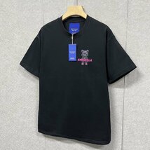 人気・半袖Tシャツ 定価2万◆Emmauela・イタリア・ミラノ発◆高級コットン100％ 個性 通気 クマ ポップ トップス スウェット 街着 夏 XL/50_画像8