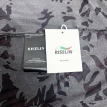 上級ヨーロッパ製※定価2万◆ブルガリア発※RISELIN 半袖Tシャツ 薄手 快適 艶 個性 総柄 透かし レトロ感 トップス レディース 2XL/52_画像8