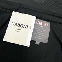 絶賛EU製＆定価4万◆UABONI*Paris*長袖シャツ*ユアボニ*パリ発◆高級シルク/綿混 なめらか 快適 洗練 個性 ストライプ 通勤 紳士 XL/50_画像9