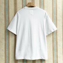 上級 定価2万 FRANKLIN MUSK・アメリカ・ニューヨーク発 半袖Tシャツ 快適 吸湿 遊び心 可愛い トップス スウェット カットソー サイズ3_画像2