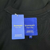 個性・半袖Tシャツ 定価2万◆Emmauela・イタリア・ミラノ発◆コットン100％ ソフト 通気 速乾 オシャレ イラスト カットソー ゆったり M/46_画像10