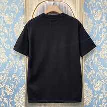 定価2万★christian milada・ミラノ発・半袖Tシャツ★個性 快適 薄手 ゆったり プルオーバー スウェット トップス アメカジ 定番 夏 M/46_画像2