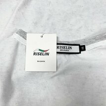 個性ヨーロッパ製※定価2万◆ブルガリア発※RISELIN 半袖Tシャツ 上質綿100％ 薄手 快適 ゆったり キラキラ ラインストーン 街着 夏 2XL/52_画像10