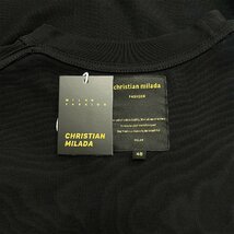 定価2万★christian milada・ミラノ発・半袖Tシャツ★コットン100％ 薄手 通気 爽やか 蝶柄 個性 カットソー ストリート 男女兼用 夏 2XL_画像8