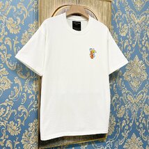 定価2万★christian milada・ミラノ発・半袖Tシャツ★コットン100％ 個性 通気吸汗 スウェット クルーネック 可愛い お洒落 XL/50サイズ_画像10