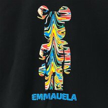 人気・トレーナー 定価4万◆Emmauela・イタリア・ミラノ発◆個性 保温 ソフト 遊び心 クマ カラフル トップス 定番 M/46サイズ_画像6