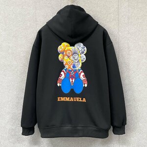  piece .* Parker regular price 4 ten thousand *Emmauela* Italy * milano departure * cotton 100% protection against cold comfortable sweat man and woman use Bearbrick /Bearbrick L/48 size 