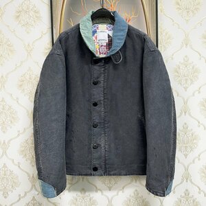 限定 参考定価44万 VISVIM 2023ss PURSER DECK JKT 天然染料 ダメージ加工 ヴィンテージ加工 ジャケット 0123105013023 中村ヒロキ サイズ3