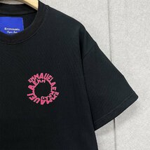 高級・半袖Ｔシャツ 定価2万◆Emmauela・イタリア・ミラノ発◆綿100％ 通気 吸湿 耐久 上品 ロゴ 英字 カットソー スウェット 絶賛 春夏 L_画像7